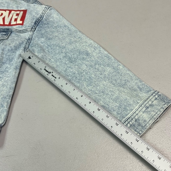 Disney Marvel Girls' Light Denim Wash Jacket, Sizes 10/12 - Picture 9 of 9